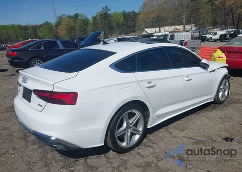 2021 Audi A5 Sportback Premium 45 Tfsi Quattro S Tronic from USA, damaged, VIN WAUDACF57MA016700